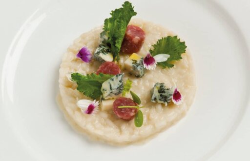 Ricetta risotto al gorgonzola cime di rapa e salsiccia di Bra