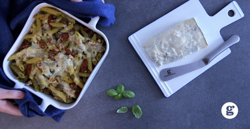 Cold Pasta Pie Baked with Gorgonzola PDO - Gorgonzola DOP