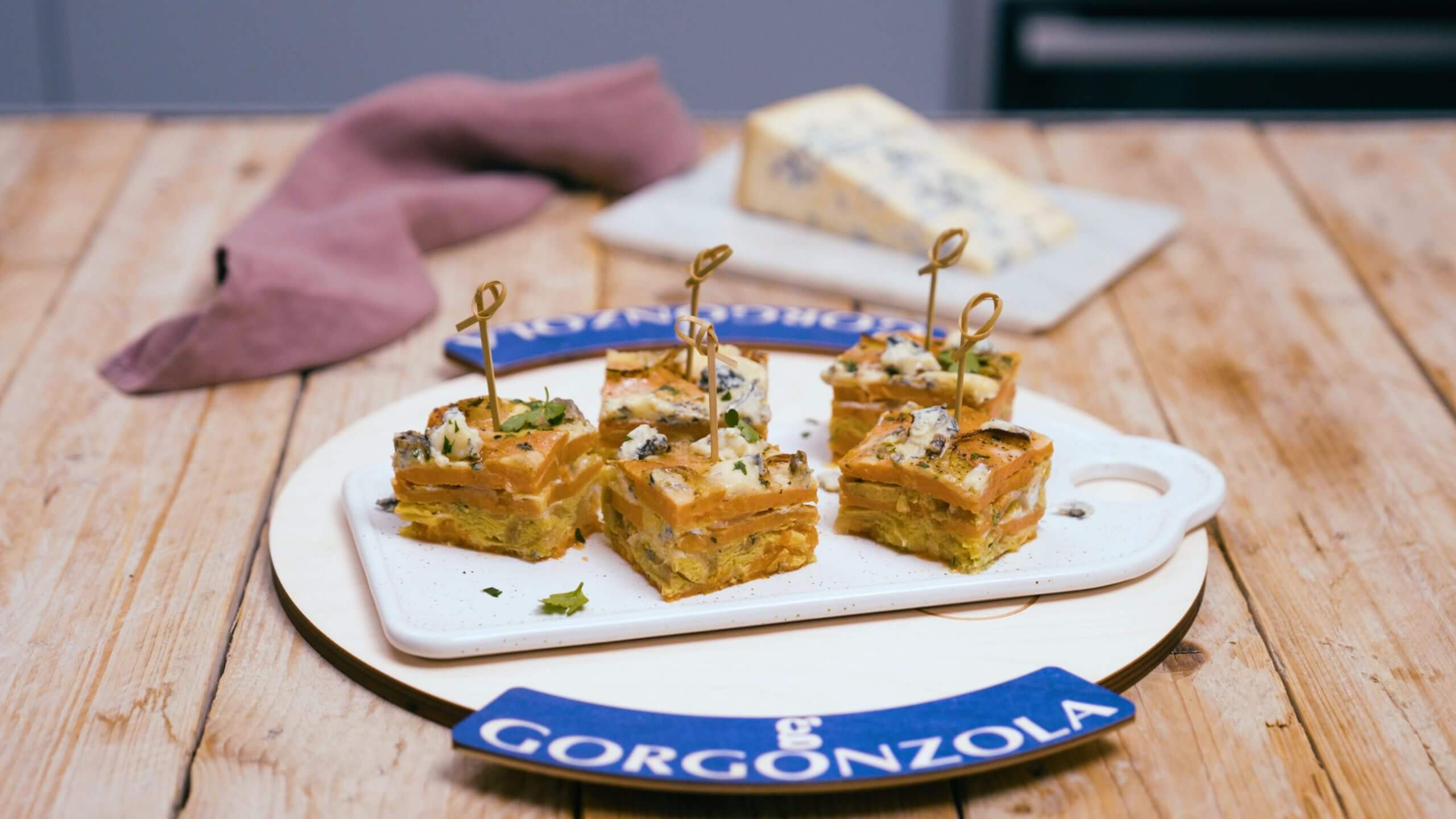 POTATO TORTILLA WITH SPICY GORGONZOLA PDO - Gorgonzola DOP