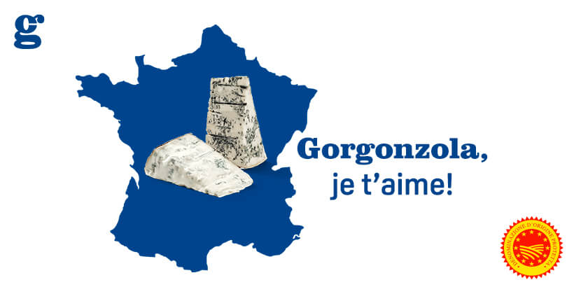 2022 EXPORT: OVER 2 MILLION WHEELS OF GORGONZOLA PDO IN THE WORLD (+1.9%)  FRANCE FIRST IMPORTING COUNTRY AFTER TEN YEARS